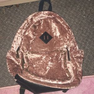 Cute rose gold backpack